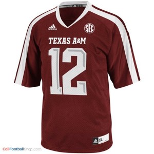 12th Man Texas A&M Aggies #12 Football Jersey - Maroon Red