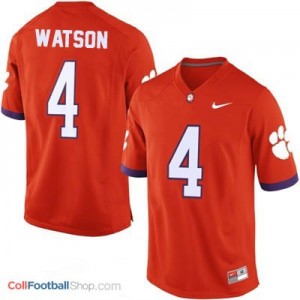 Deshaun Watson Clemson Tigers #4 Football Jersey - Orange