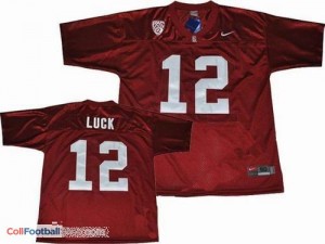 Andrew Luck Stanford Cardinal #12 Football Jersey - Red