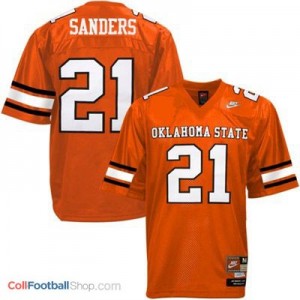 Barry Sanders Oklahoma State Cowboys #21 Youth Football Jersey - Orange