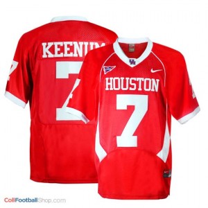 Case Keenum Houston Cougars #7 Football Jersey - Red