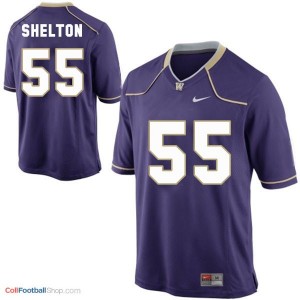 Danny Shelton Washington Huskies #55 Youth Football Jersey - Purple
