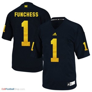 Devin Funchess Michigan Wolverines #1 Football Jersey - Blue