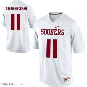 Dorial Green-Beckham Oklahoma Sooners #11 Youth Football Jersey - White