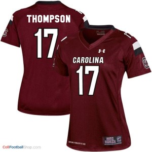 Dylan Thompson South Carolina Gamecocks #17 Women Football Jersey - Red