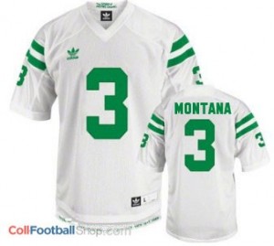 Joe Montana Notre Dame Fighting Irish #3 Football Jersey - White