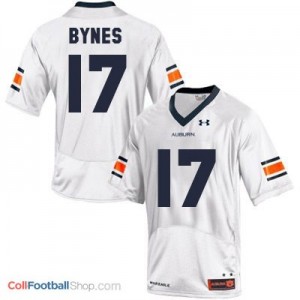 Josh Bynes Auburn Tigers #17 Youth Football Jersey - White