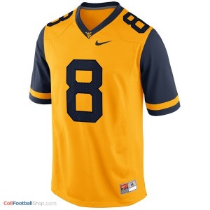 Karl Joseph West Virginia Mountaineers #8 Youth Football Jersey - Gold