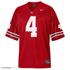 Kirk Herbstreit Ohio State Buckeyes #4 Youth Football Jersey - Scarlet Red