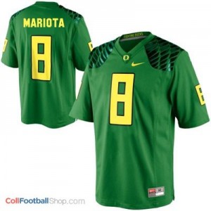 Marcus Mariota Oregon Ducks #8 Youth Football Jersey - Apple Green