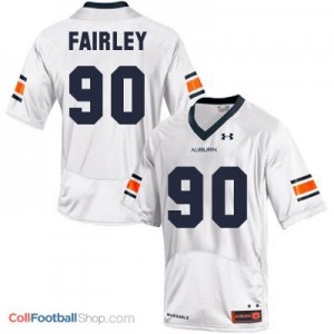 Nick Fairley Auburn Tigers #90 Football Jersey - White