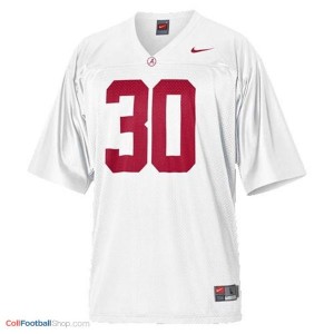Alabama Crimson Tide Dont'a Hightower #30 White Youth Football Jersey
