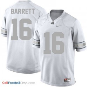 J.T. Barrett Ohio State Buckeyes #16 Football Jersey - Platinum