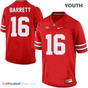 J.T. Barrett Ohio State Buckeyes #16 Football Jersey - Scarlet - Youth