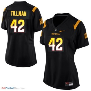 Pat Tillman Arizona State Sun Devils (ASU)  #42 Women Football Jersey - Black