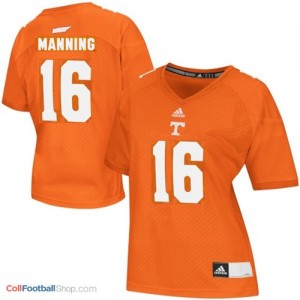 Peyton Manning Tennessee Volunteers #16 Women Football Jersey - Orange