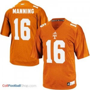 Peyton Manning Tennessee Volunteers #16 Football Jersey - Orange