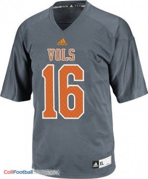 Peyton Manning Tennessee Volunteers #16 Youth Football Jersey - Gray