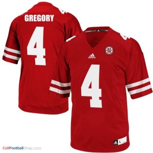 Randy Gregory Nebraska Cornhuskers #4 Football Jersey - Red