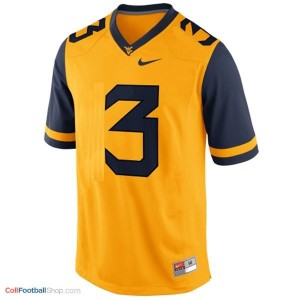 Stedman Bailey West Virginia Mountaineers #3 Youth Football Jersey - Gold
