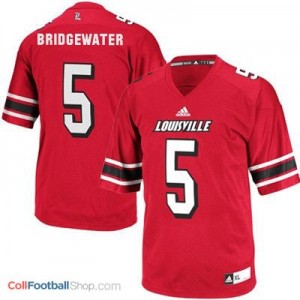 Teddy Bridgewater Louisville Cardinals #5 Youth Football Jersey - Red