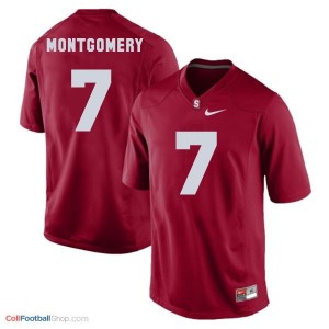 Ty Montgomery Stanford Cardinal #7 Youth Football Jersey - Red