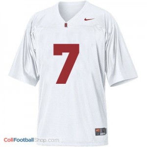 Ty Montgomery Stanford Cardinal #7 Youth Football Jersey - White