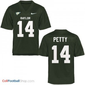 Bryce Petty Baylor Bears #14 Football Jersey - Green