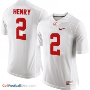 Derrick Henry Alabama #2 Football Jersey - White