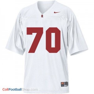 Andrus Peat Stanford Cardinal #70 Youth Football Jersey - White