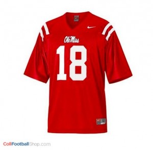 Archie Manning Ole Miss Rebels #18 Youth Football Jersey - Red