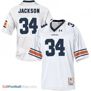 Bo Jackson Auburn Tigers #34 Youth Football Jersey - White