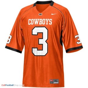 Brandon Weeden Oklahoma State Cowboys #3 Football Jersey - Orange