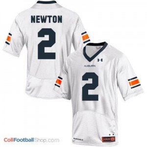 Cam Newton Auburn Tigers #2 Football Jersey - White