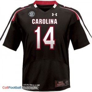 Connor Shaw South Carolina Gamecocks  #14 Football Jersey - Black