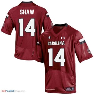 Connor Shaw South Carolina Gamecocks  #14 Football Jersey - Red