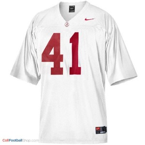 Courtney Upshaw Alabama #41 Football Jersey - White
