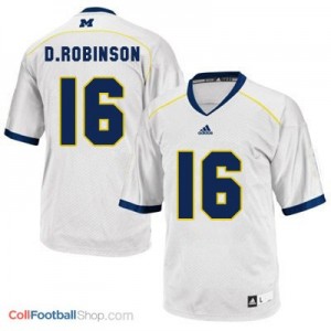 Denard Robinson Michigan Wolverines #16 Football Jersey - White