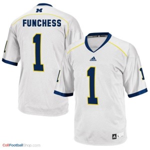 Devin Funchess Michigan Wolverines #1 Football Jersey - White