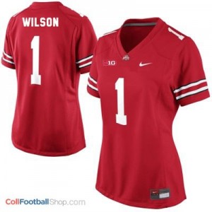 Dontre Wilson Ohio State #1 Women Football Jersey - Scarlet Red