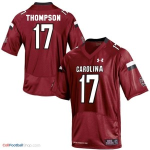Dylan Thompson South Carolina Gamecocks #17 Youth Football Jersey - Red