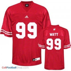J.J. Watt Wisconsin Badgers #99 Football Jersey - Red