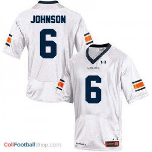 Jeremy Johnson Auburn Tigers #6 Football Jersey - White