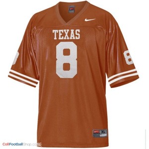 Jordan Shipley Texas Longhorns #8 Football Jersey - Orange