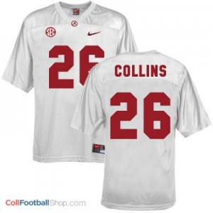 Landon Collins Alabama #26 Youth Football Jersey - White