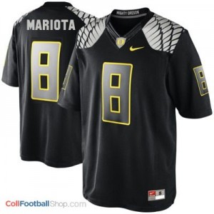 Marcus Mariota Oregon Ducks #8 Football Jersey - Black