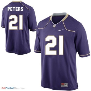Marcus Peters Washington Huskies #21 Youth Football Jersey - Purple