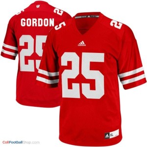 Melvin Gordon Wisconsin Badgers #25 Youth Football Jersey - Red