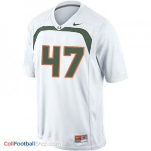 Michael Irvin Miami Hurricanes #47 Youth Football Jersey - White