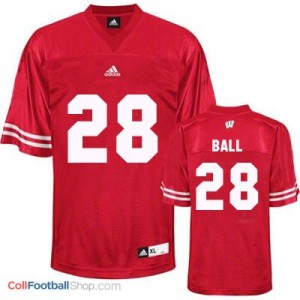 Montee Ball Wisconsin Badgers #28 Youth Football Jersey - Red